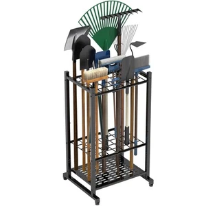 Garden Tool Organizer, Yard Tool Tower Rack for Garage Organization and Stora... - Picture 1 of 7
