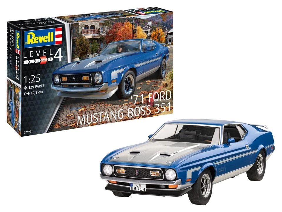 '71 Ford Mustang Boss 351 - Revell - RV7699 - 1:25 - Immagine 1 di 1