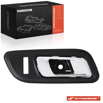Manija de puerta interior cromada negra pasajero delantero para Ford Taurus 2010 2011-2012 Foto 1 de 4