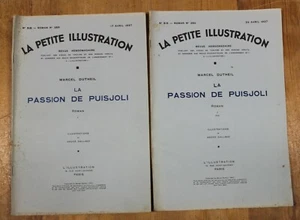 Petite Illustration N º 818 La Pasión Puisjoli Marcel Dutheil 2 Vol 1937 Ale - Picture 1 of 1