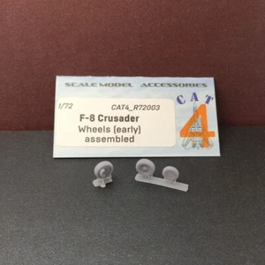 Ruedas CAT4 1/72 F-8 Crusader (antiguas) montadas para Academy/Sword R72003 - Imagen 1 de 2