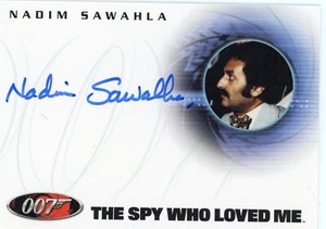 JAMES BOND DANGEROUS LIAISONS NADIM SAWAHLA AS FAKKESH AUTOGRAPH - Picture 1 of 1