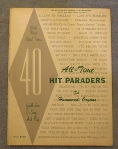 40 All Time Hit Paraders Ethel Smith 1959 Piano Organ Guitar Chord Names - Picture 1 of 4