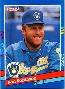 1991 Donruss - Ron Robinson #254 2 Yellow Stripes on Right Border - Picture 1 of 2