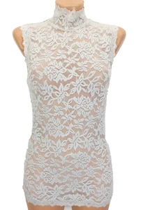 K34) Rosemunde Copenhagen Damen Sexy  Top Spitzentop Gr. S / XS - Picture 1 of 5