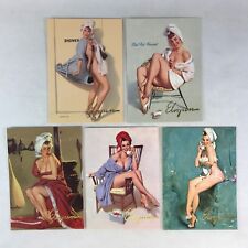 GIL ELVGREN (21st Century) Complete "BATHING BEAUTIES" Chase Card Set (5) #B1-B5