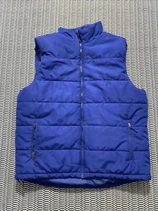 Outdoor Life puffer Mens Sleeveless full zip jacket  Size xl Navy Blue - Picture 1 of 8