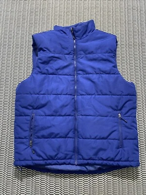 Outdoor Life puffer Mens Sleeveless full zip jacket  Size xl Navy Blue - Image 1 of 4