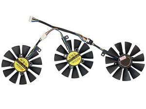 Lüfter Kühler für ASUS Strix GTX 1060 OC 1070 1080 GTX 1080Ti RX 480 Grafikkarte - Bild 1 von 6