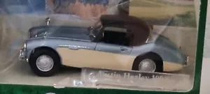 1/43 Cararama Austin Healey 100/6 Blue/White - Picture 1 of 5