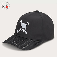 Oakley Golf Men's Skull Brim Logo Cap 24.0 FOS901705-02E Hat Blackout 2024 New
