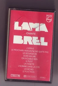 cassette audio lama chante Brel - - Imagen 1 de 1