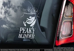 Peaky Blinder - Car Window Sticker- The Blinders Label Sign Decal Gift Art - V02 - Picture 1 of 1