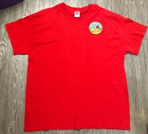 Camiseta Wizard of Oz XL bordada rojo rubí usada - Imagen 1 de 9