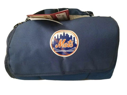 New York Mets Picnic Time Blanket Tote New Old Stock With Tags 50" x 60" MLBP Cover
