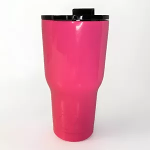 RTIC 30 oz Insulated Tumbler Neon Hot Pink Travel Mug Cup Coffee Stainless - Picture 1 of 5