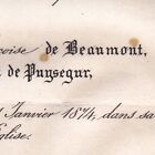 Françoise De Beaumont De Verneuil De Chastenet-Puységur 1874