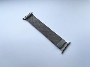 Genuine Apple Watch Milanese Loop Band SILVER Stainless Steel 49mm 45mm 44mm