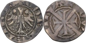 Tirol Meran Zwanziger o.J. Meinhard I.-Heinrich 1274-1335  Original Münze #J596 - Bild 1 von 1
