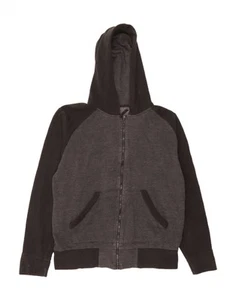 BILLABONG Mens Zip Hoodie Sweater Large Grey Colourblock Cotton DD37 - Imagen 1 de 3