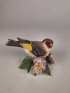 FIGURA PÁJARO PORCELANA LENOX JILGUERO EUROPEO 1993 - Imagen 1 de 5