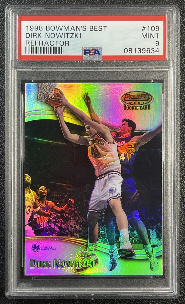 NBA Finest Refractor Dirk Nowitzki RC Topps Finest 98-99 Dirk
