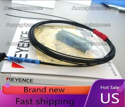 KEYENCE FU-38 Fiber Optic Sensor NewKD  US Free TAX - Image 1 of 4