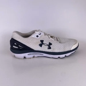 Under Armour Men Charged Gemini 3026501-101 White Running Shoes Size 8.5 - Picture 1 of 12