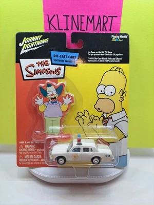 Coche de policía Simpsons Johnny Lightning Homer Krusty The Clown 2003 🍩🍩🍩🍩🍩C4 Foto 1 de 2