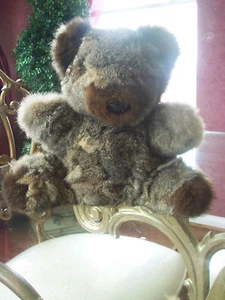 Vintage Mink Teddy Bear - Picture 1 of 2