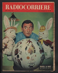 RADIOCORRIERE 43/1956 RASCEL JACQUES PREVERT JULIETTE GRECO MARIANINI CAFARO - Picture 1 of 1