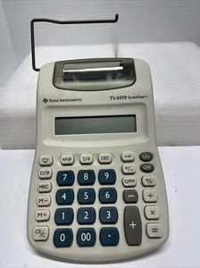 Texas Instruments TI-5019 Superview Printing Calculator Works Needs Ink Roller - Picture 1 of 5