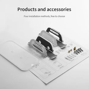 Multi-function Stand for Host Mac Mini Acrylic Bracket Wall Storage Rack - Picture 1 of 12