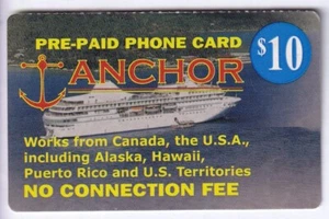 MARINE SATELLITE TELECARTE / PHONECARD .. USA 10$ ANCHOR CRUISE BATEAU BOAT +N° - Bild 1 von 2