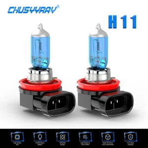 H11 Halogen Headlight Kit Low Beam Bulb Super Bright 6500K White 1000000LM - Picture 1 of 12