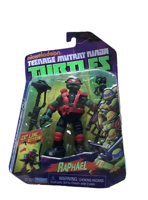 Nickelodeon Teenage Mutant Ninja Turtles , Zip Line  -Raphael,RARE COLLECTORS - image 1 of 2