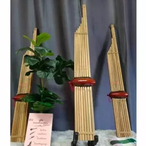 Khaen Bambú Isan Laos Boca Órgano Instrumento Musical Artesanía Bolsa Libre Tradicional - Imagen 1 de 6