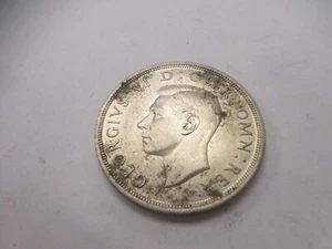 Greant Britain 1937 CROWN SILVER .925 Fine - Picture 1 of 2
