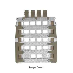 Tactical Vest Plate Carrier Back Panel MOLLE Zipper Kit for FCPC V5 Backplane - Picture 1 of 12