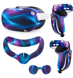 ✅Brand New ✅VR Accessories Set for Oculus Quest 2 - Silicone Cover Set ✅ - Picture 1 of 5