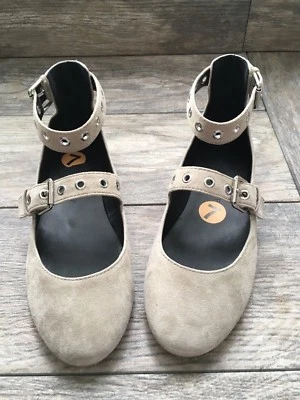 Zapatos Rebecca Minkoff Rachel Ballet Pizarra Gamuza Nuevos sin Caja Talla 5.5B, 7B u 11B Foto 1 de 4