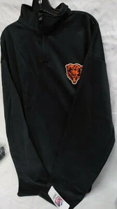Chicago Bears Profile Big & Tall NFL 1/4Zip Birdseye Poly Shirt 2XT - Bild 1 von 1