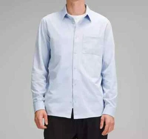 lululemon Commission Long-Sleeve Shirt Blue Linen/White. Choose Your Size. NWT - Picture 1 of 2