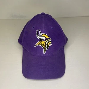 Vintage Minnesota Vikings Reebok Team Apparel Hat Cap Adjustable Purple - Picture 1 of 7