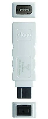 FireWire 400 to 800 Adapter - elago® FireWire Adapter [White] - Image 1 of 3