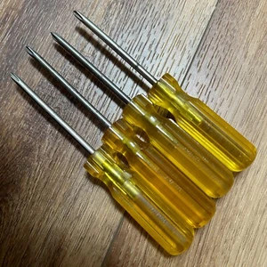Vintage Amalite Phillips Screwdriver #1 - Set of 4 - Picture 1 of 9