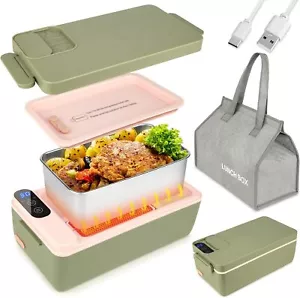 Cordless Electric Lunch Box, No Water Required Battery Powered Heated Lunch B... - Picture 1 of 2
