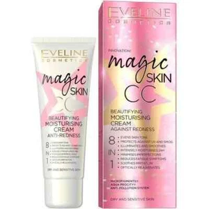 Eveline Magic Skin CC Moisturising Cream Anti-Redness 8in1 50ml - Picture 1 of 5