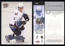 196 ALEX OVECHKIN 2006-07 FLEER ULTRA *2ND YEAR* CAPITALS NHL HOCKEY