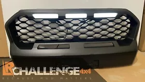 Angry Aftermarket Raptor Style Grill Black to fit Ranger T8 2019 - 2021 3.2 DRL - Picture 1 of 8